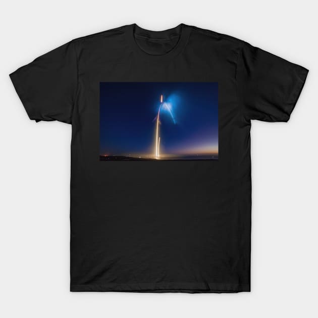 SpaceX, Falcon 9, SAOCOM1A T-Shirt by Sidetrakn